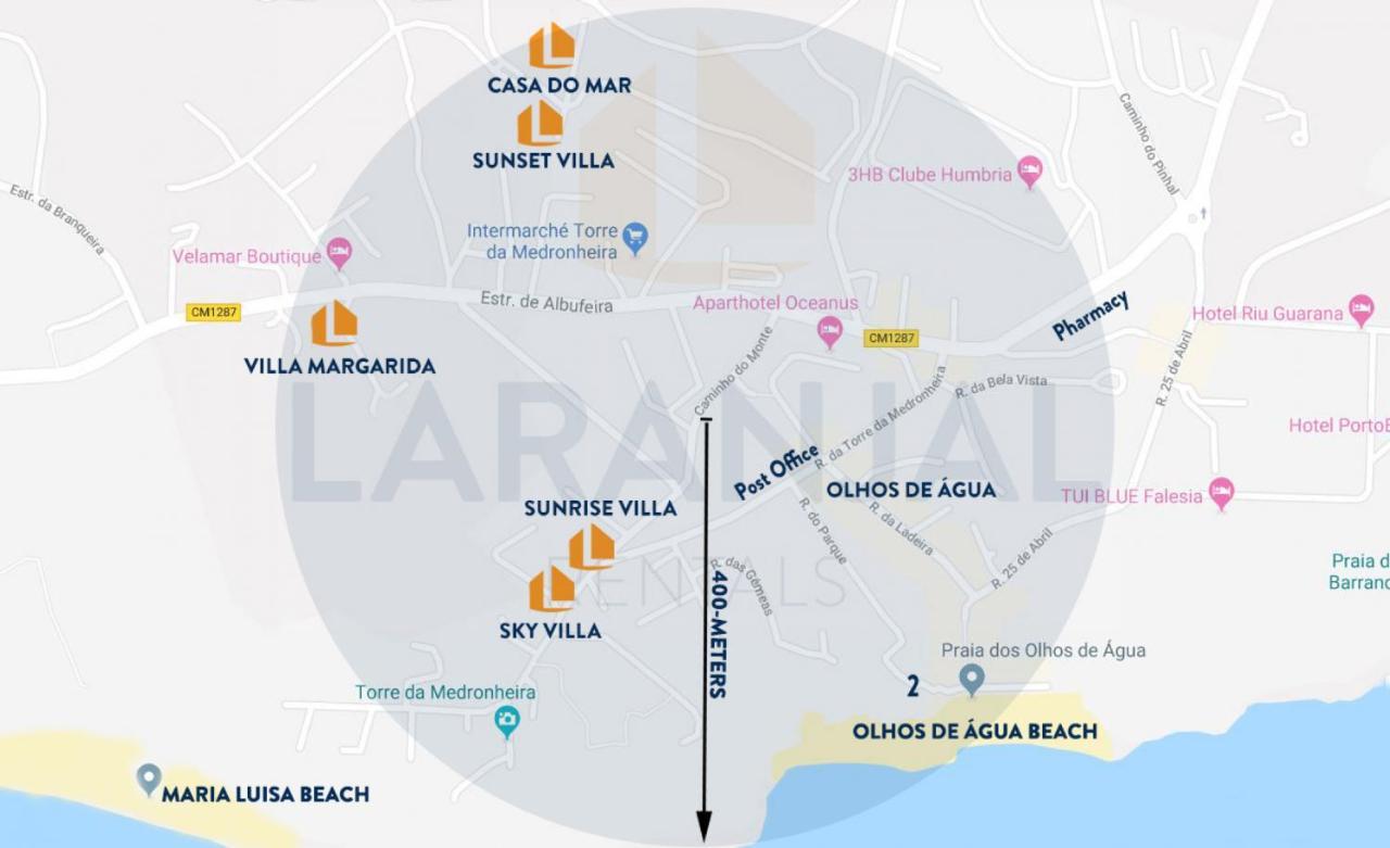 Villa Margarida By Laranjal Rentals البوفيرا المظهر الخارجي الصورة
